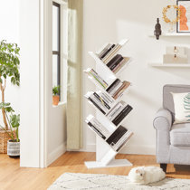 Diagonal bookshelf deals